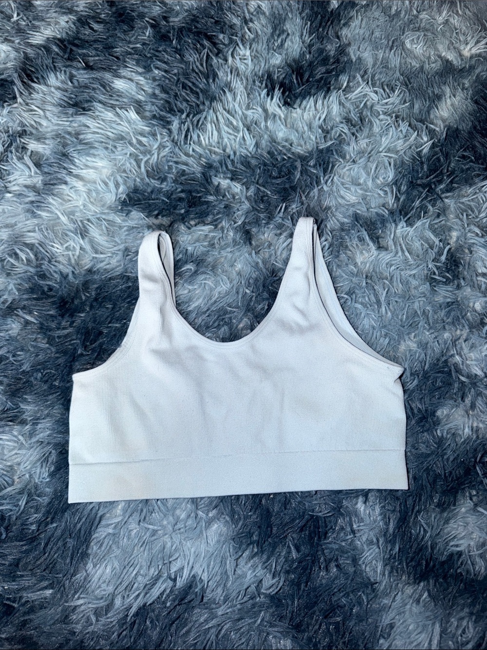 Seamless Everyday Light Blue Scoop Neck Bralette